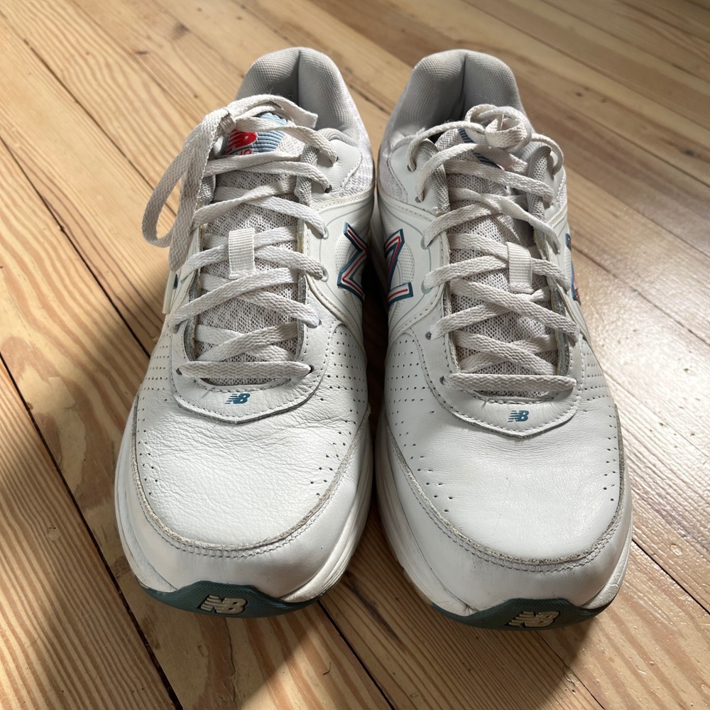 New Balance 840 Walking Shoes Womens 9.5 White Leather ABZORB Sneakers WW840 - Picture 4 of 9